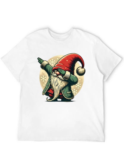 Dabbing Christmas Gnome Graphic Tee