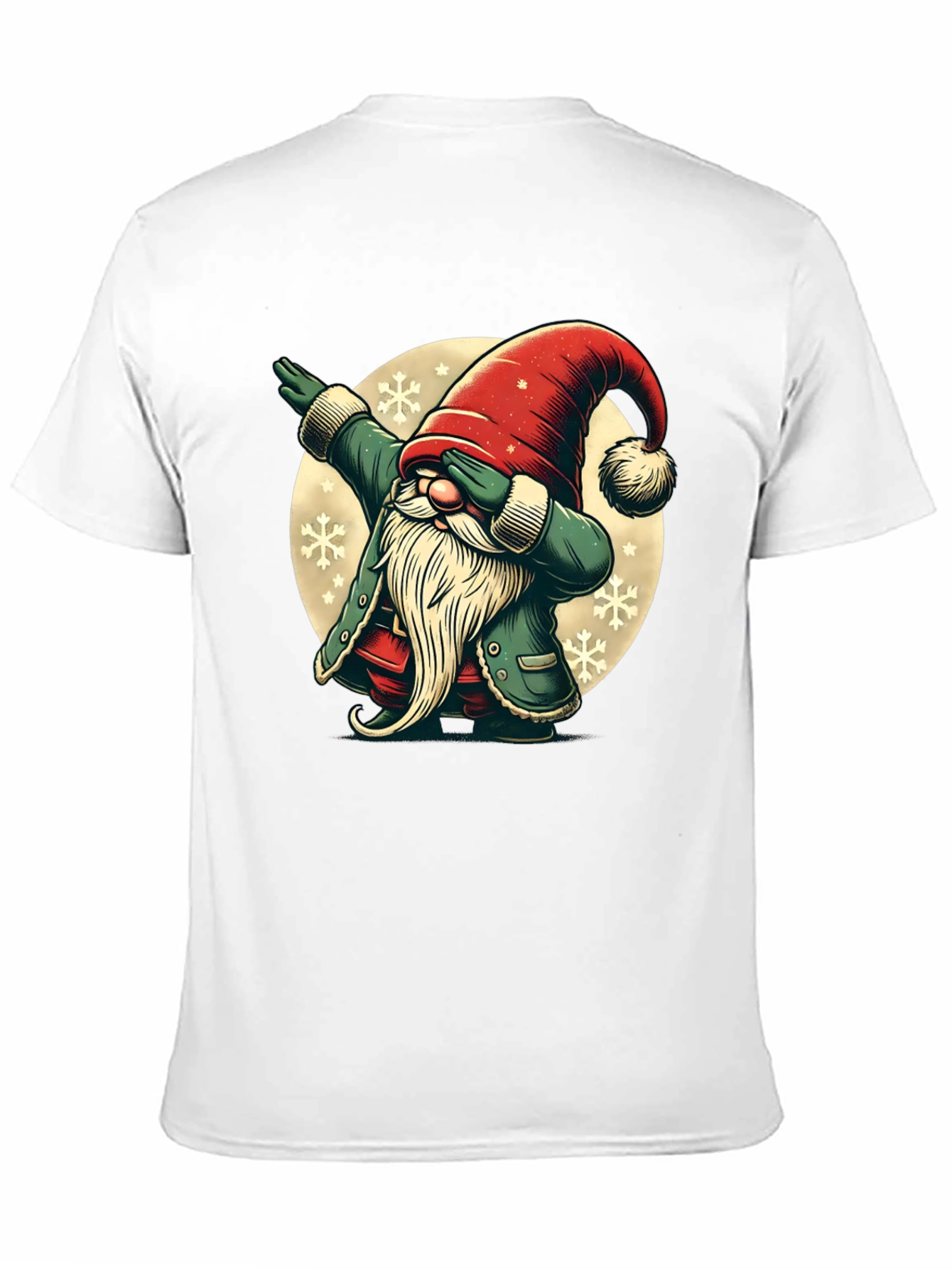 Dabbing Christmas Gnome Graphic Tee