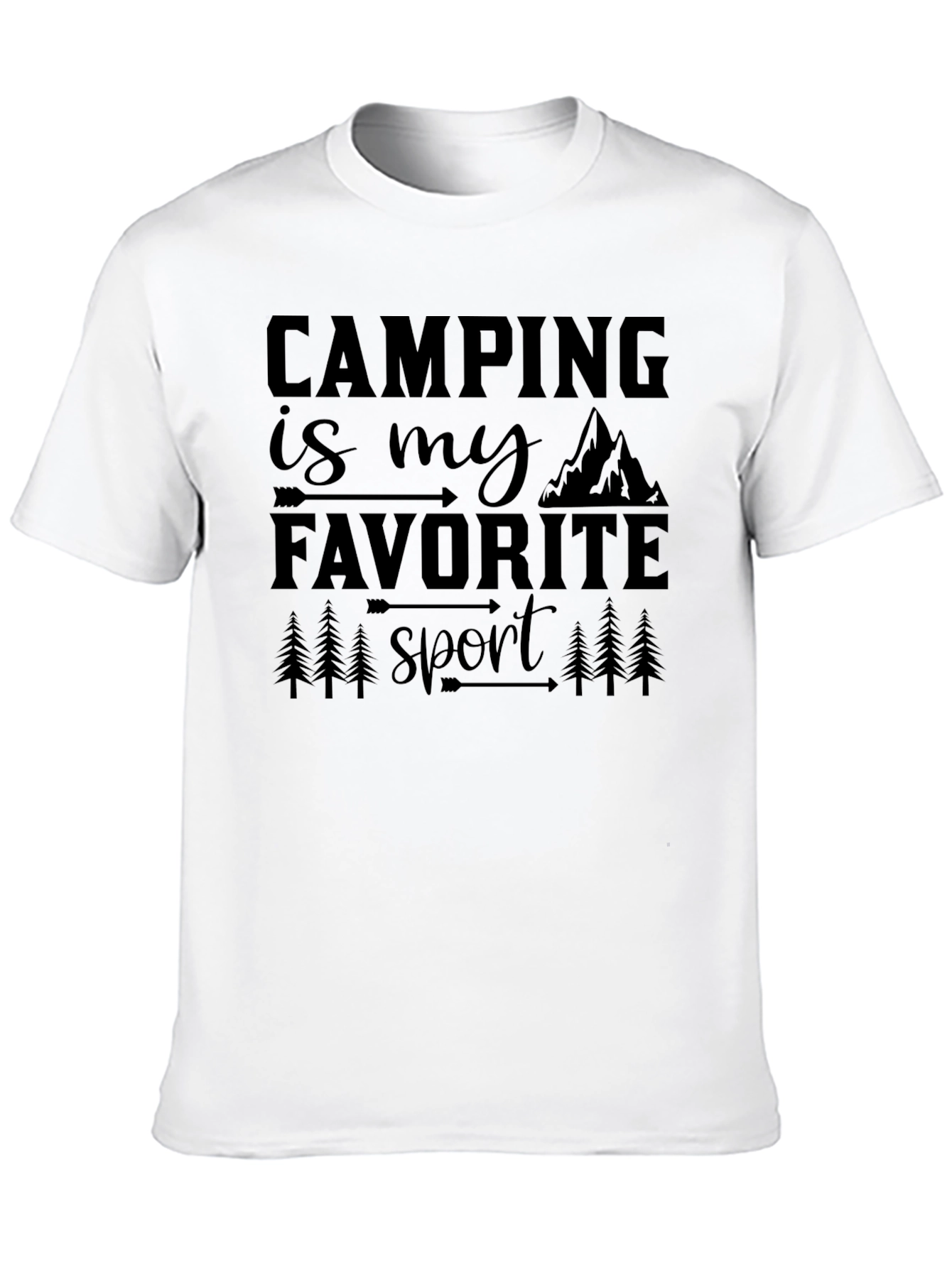 Camping Is My Favorite Sport Graphic Tee