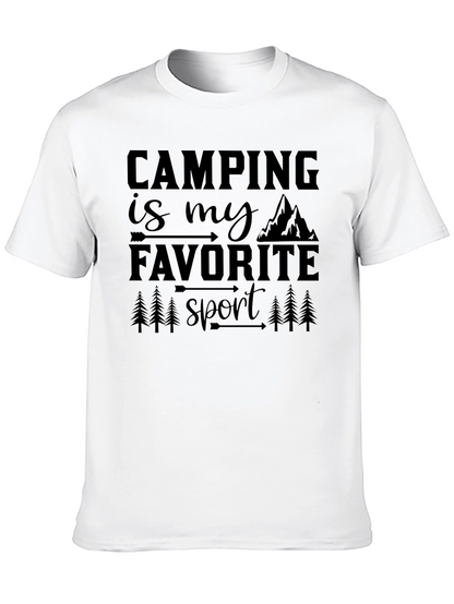 Camping Is My Favorite Sport Graphic Tee
