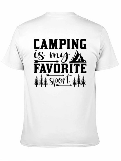 Camping Is My Favorite Sport Graphic Tee