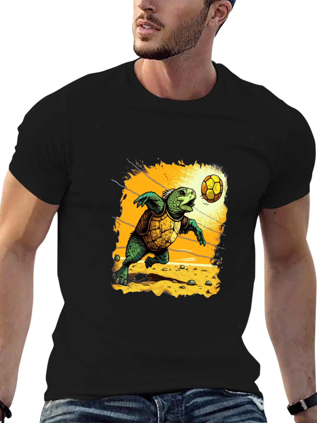 Turtle Soccer Graphic T-Shirt