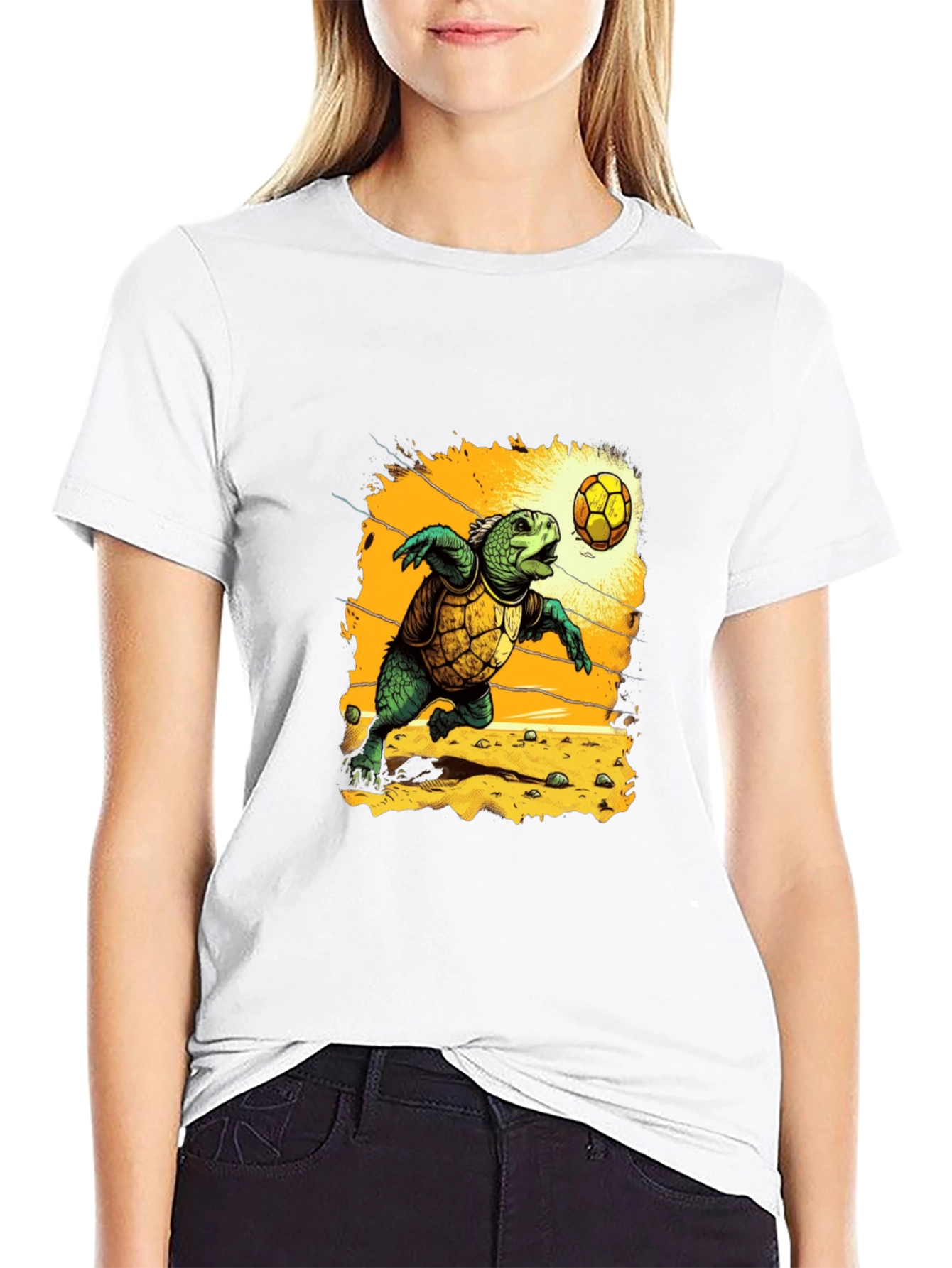Turtle Soccer Graphic T-Shirt