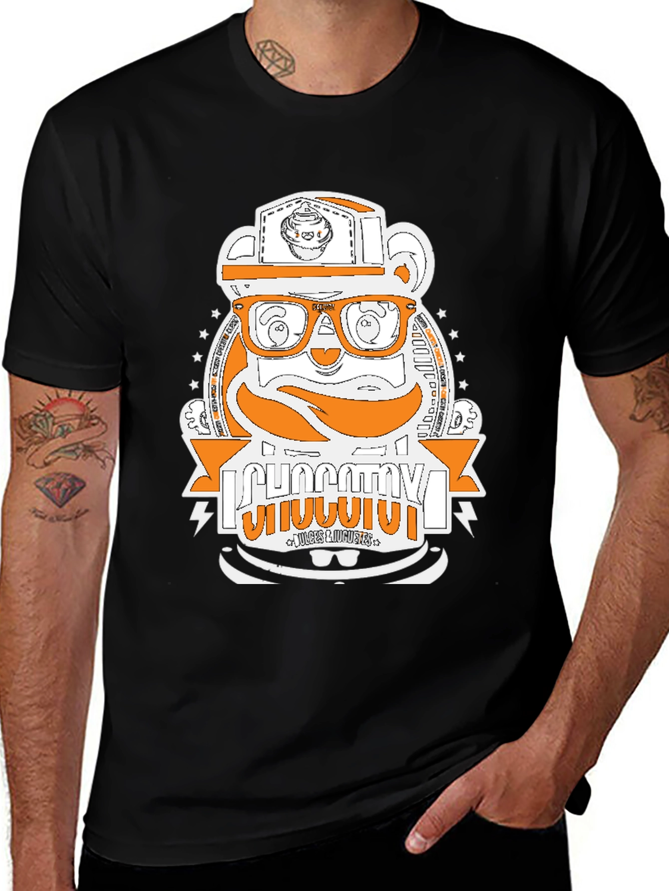 Funky Graphic Tee - Bear Design