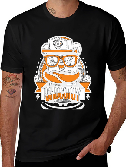 Funky Graphic Tee - Bear Design