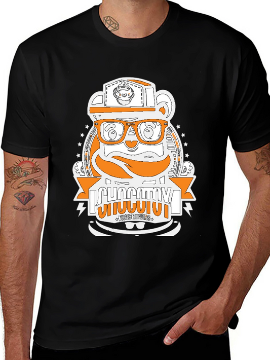 Funky Graphic Tee - Bear Design