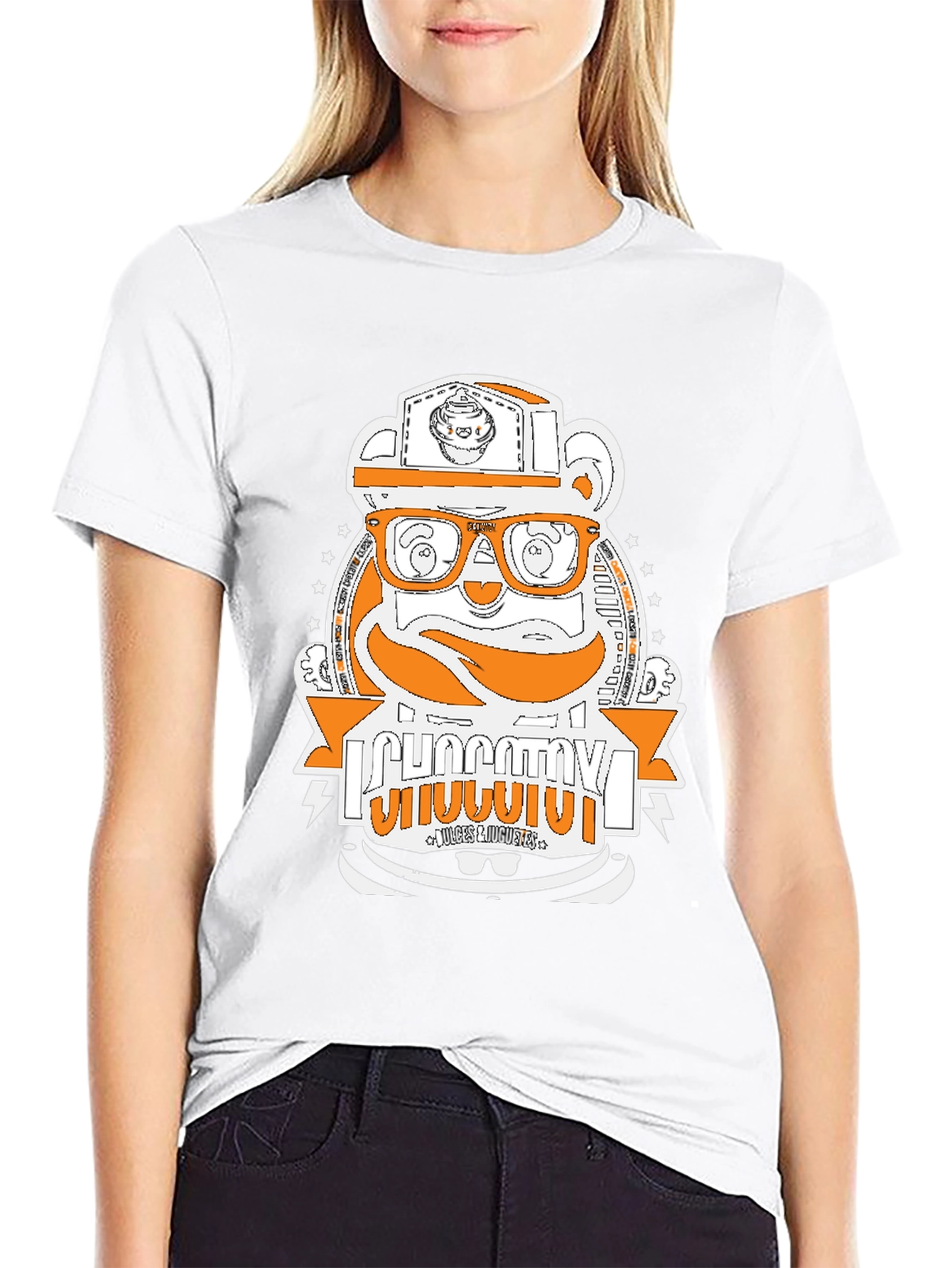 Funky Graphic Tee - Bear Design