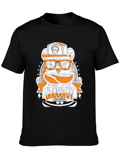 Funky Graphic Tee - Bear Design