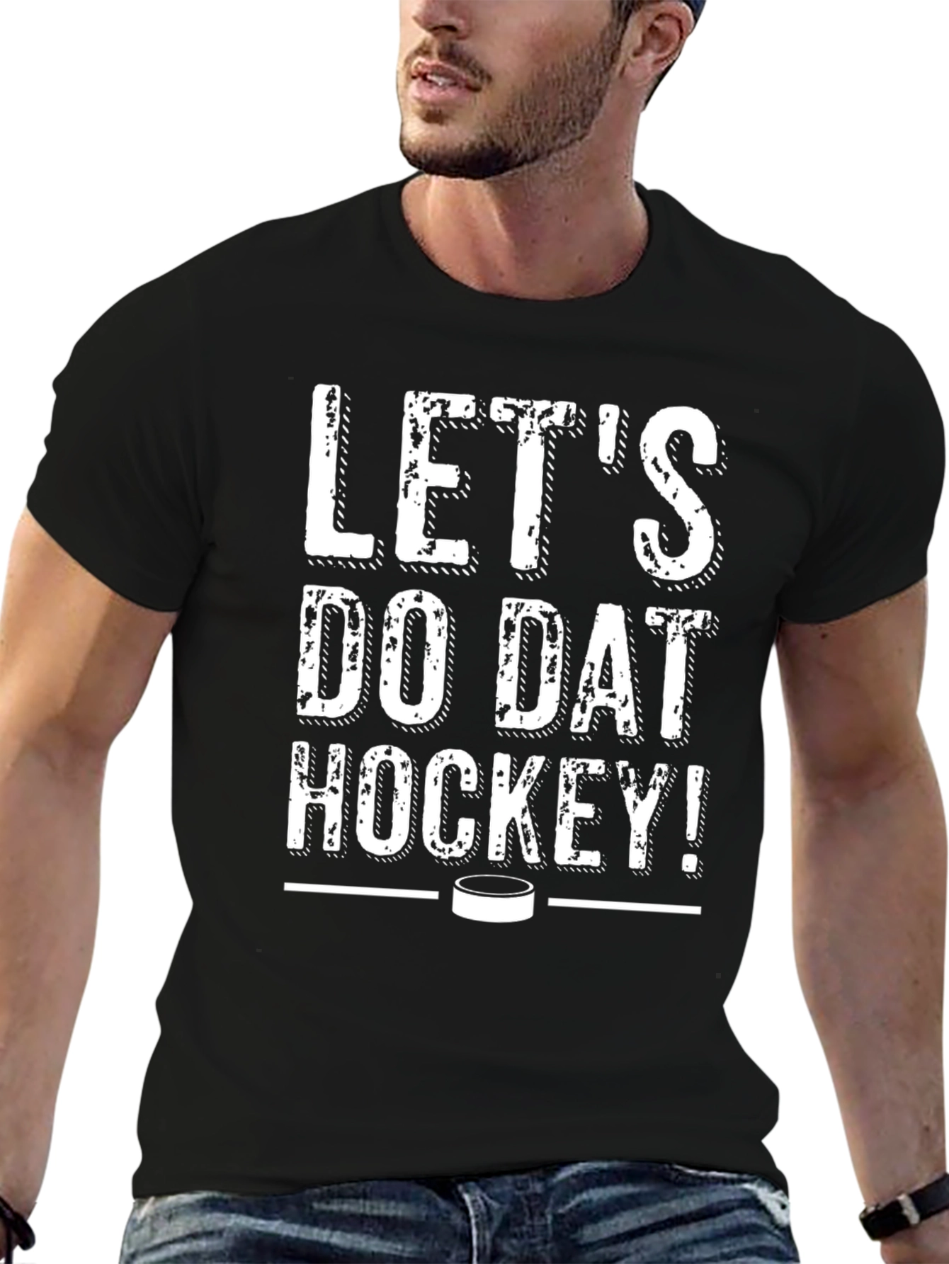 Lets Do Dat Hockey T-Shirt - Black