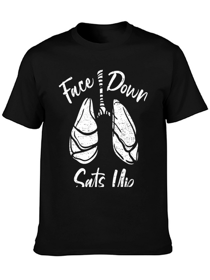 Face Down Sats Up Graphic Tee
