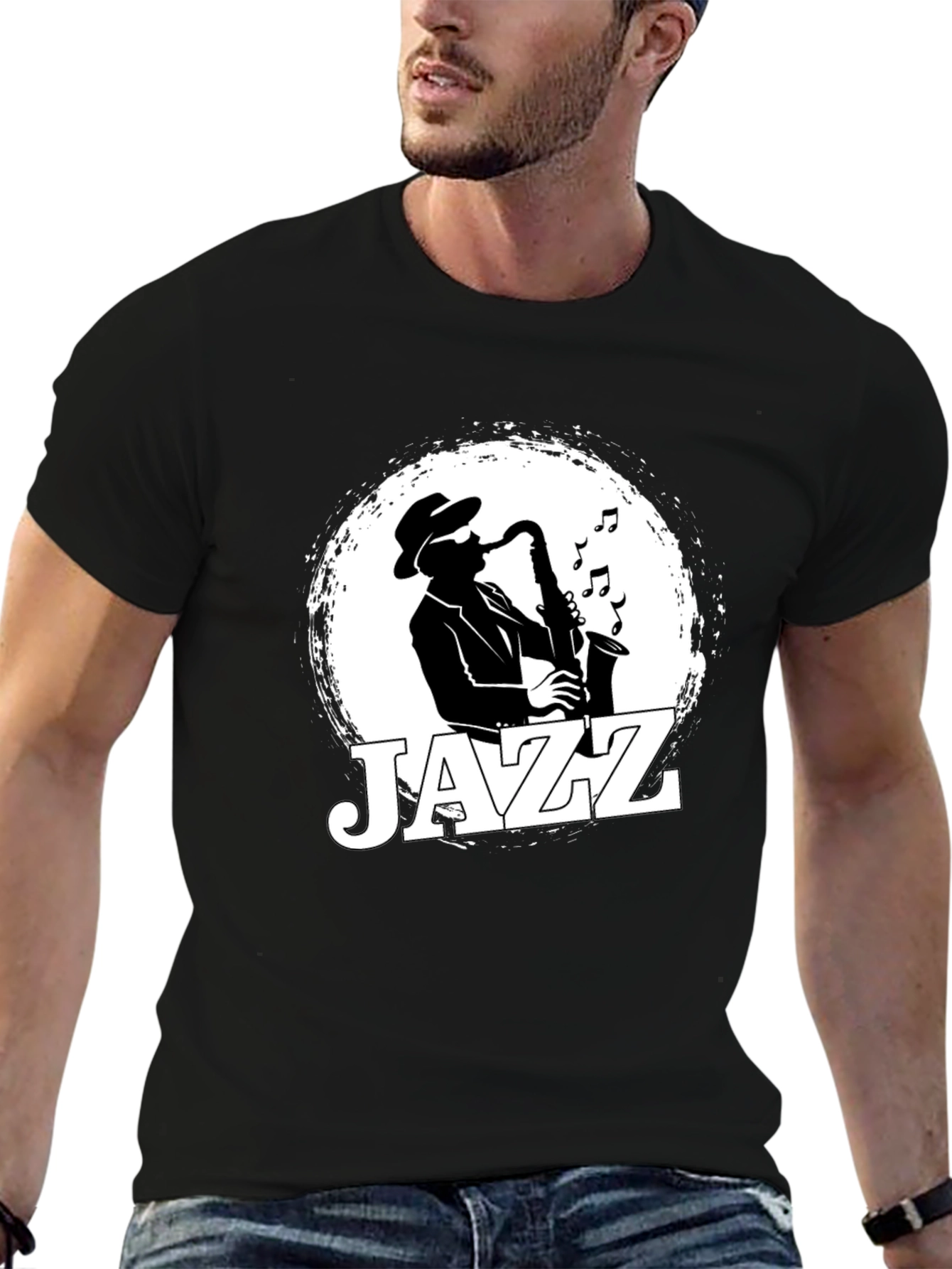 Cool Jazz Musician Graphic T-Shirt