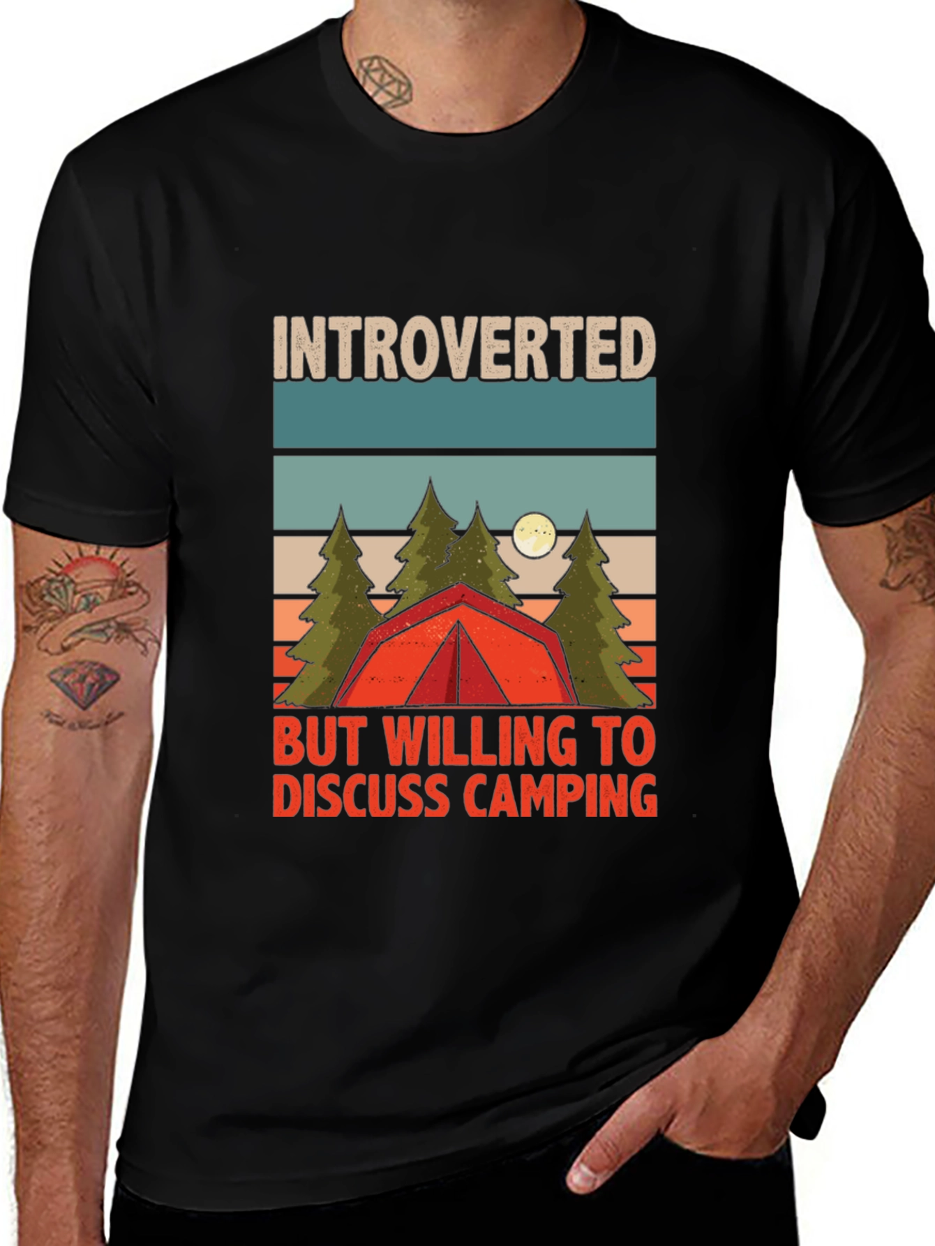 Introverted Camping T-Shirt
