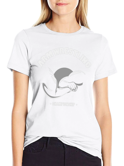 Arm Wrestling Championship Graphic T-Shirt