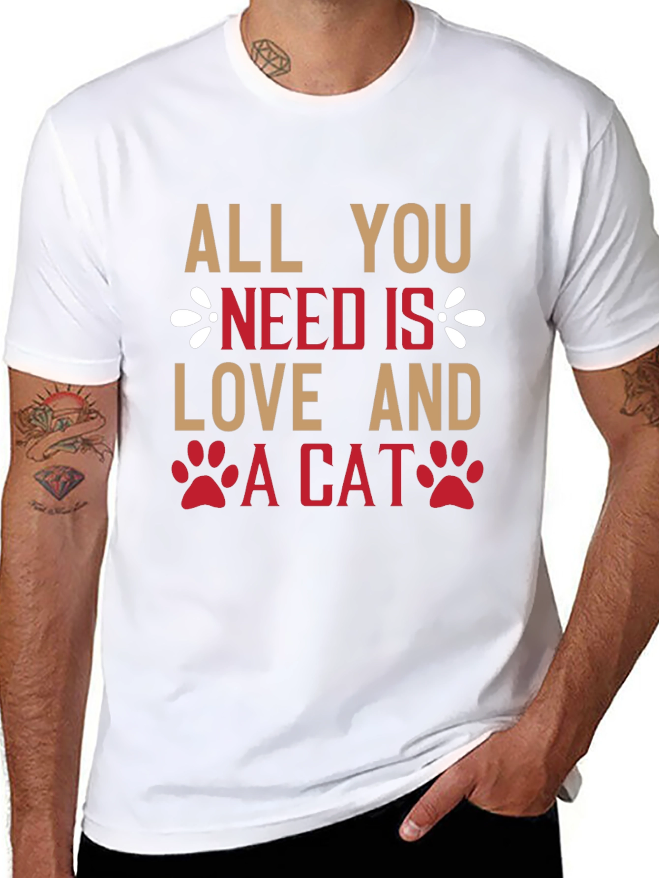 All You Need Is Love And A Cat T-Shirt