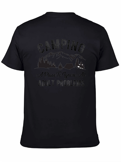 Camping: Ignore Adult Problems T-Shirt