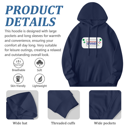Trendy Hooded Sweatshirt - Inspirational Quote