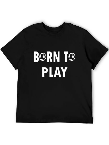 Born To Play Soccer Graphic Tee