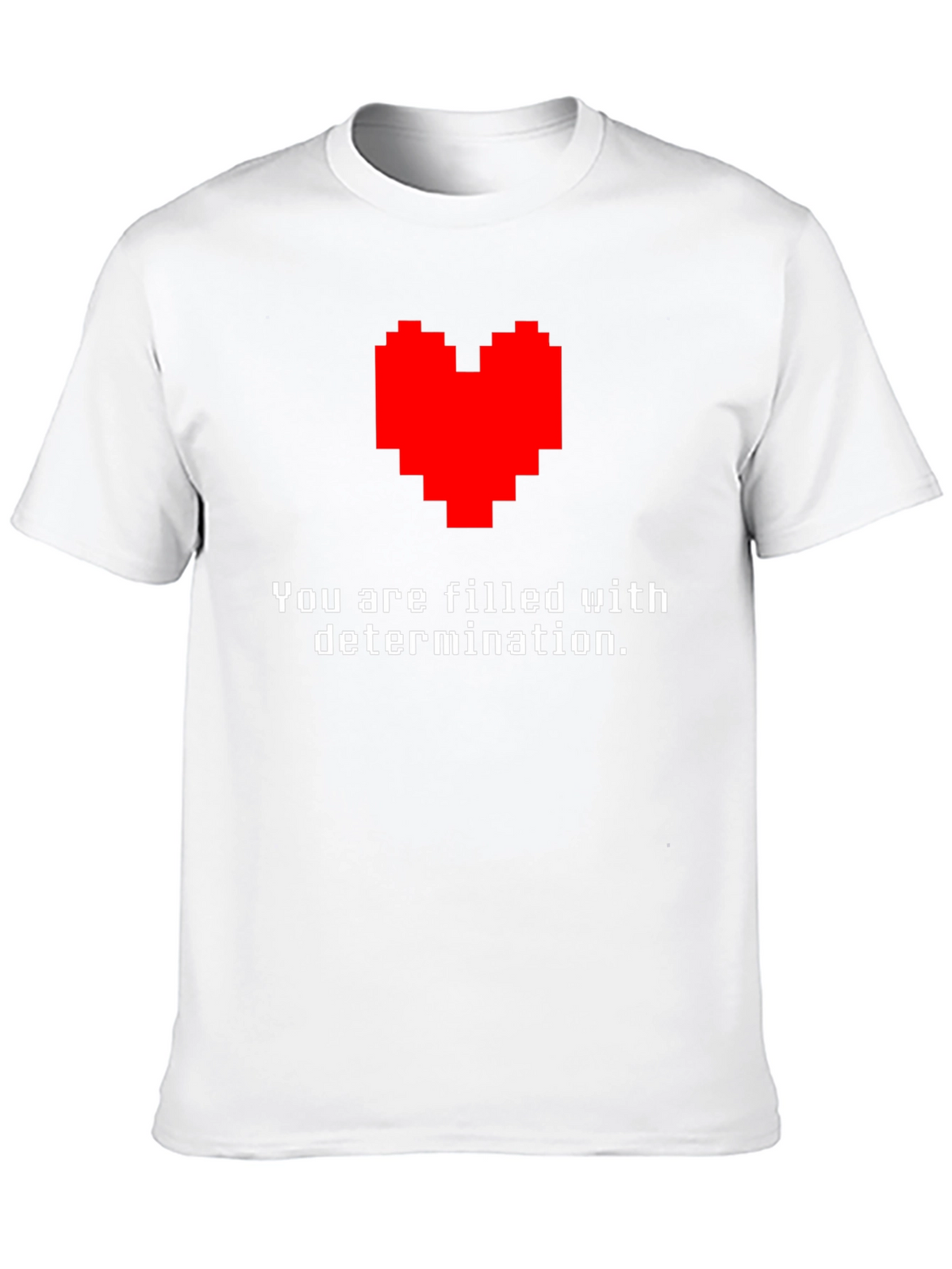 Determination Pixel Heart T-Shirt