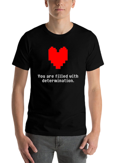 Determination Pixel Heart T-Shirt