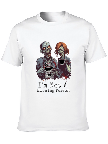 Zombie Morning Person Graphic T-Shirt