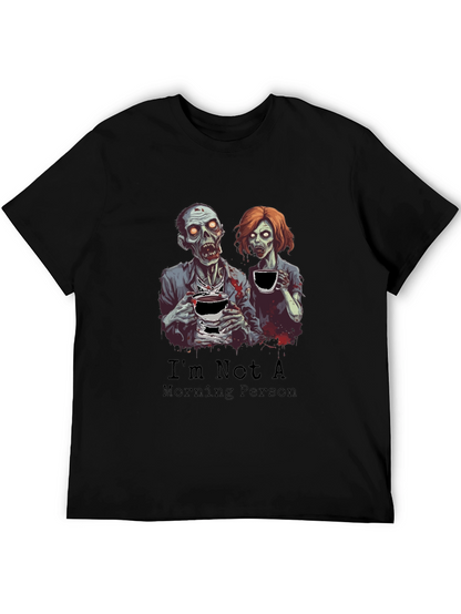 Zombie Morning Person Graphic T-Shirt