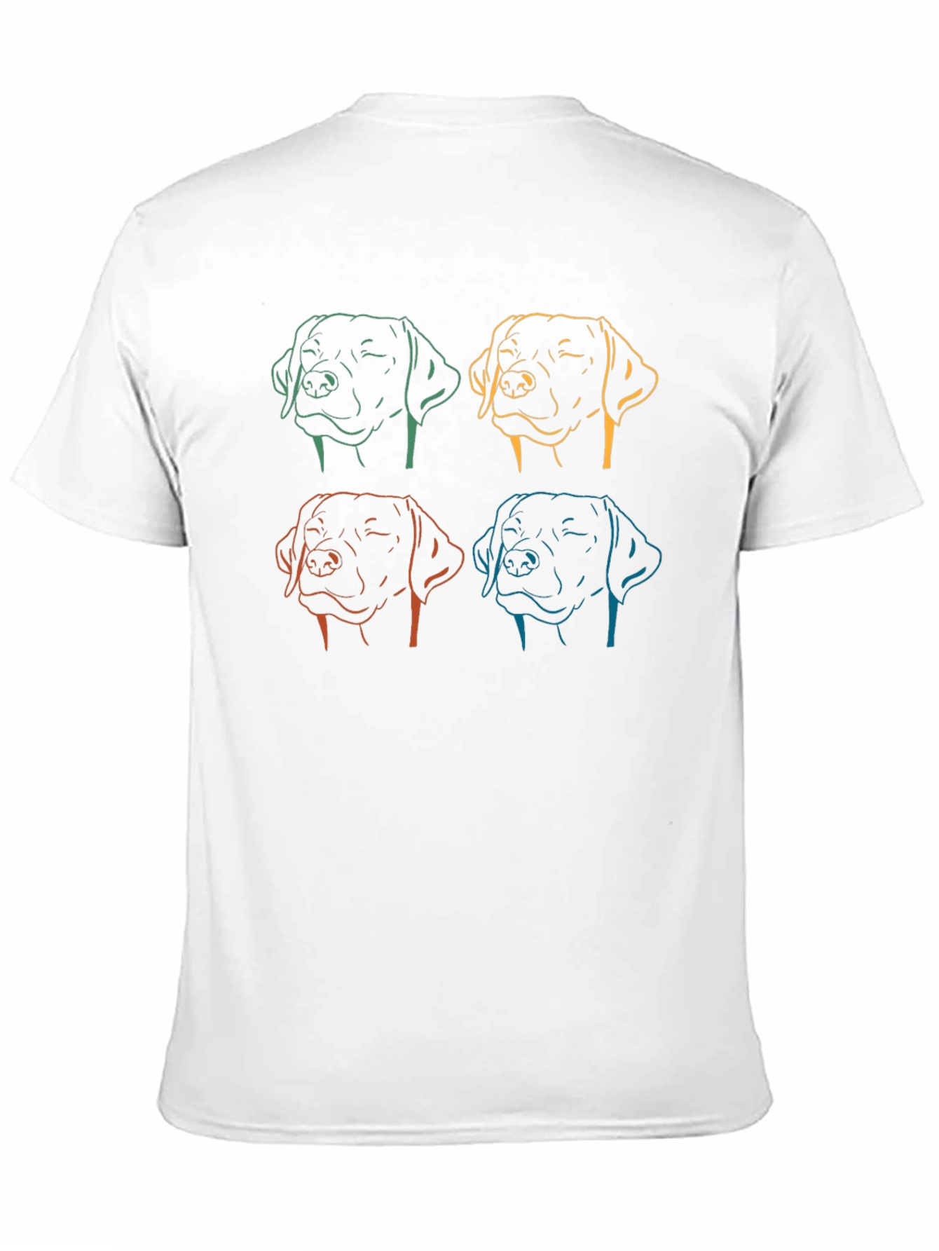 Dog Line Art Graphic Tee - Unisex