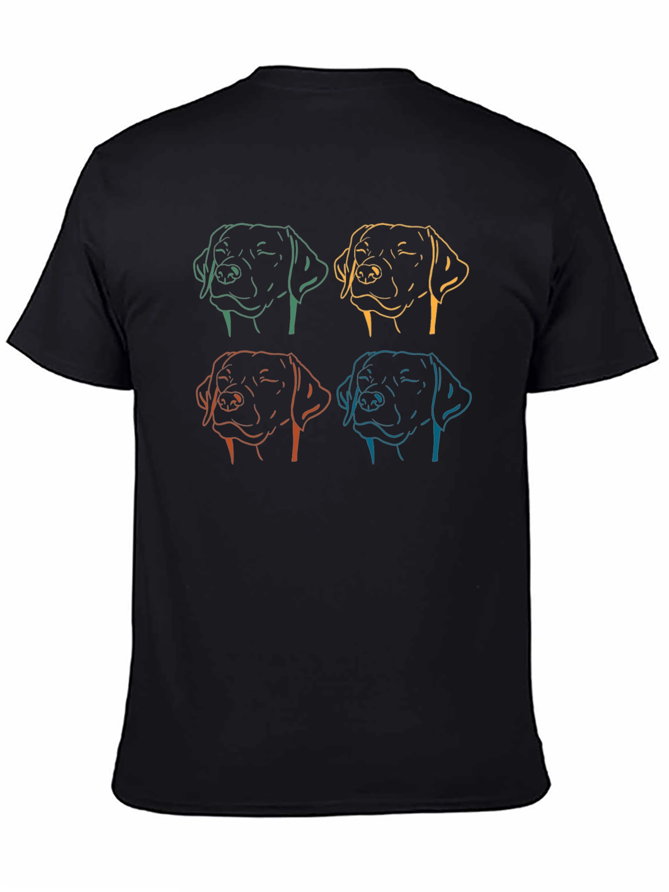 Dog Line Art Graphic Tee - Unisex