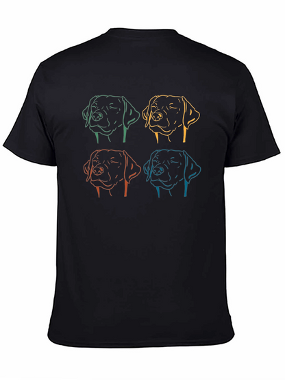 Dog Line Art Graphic Tee - Unisex