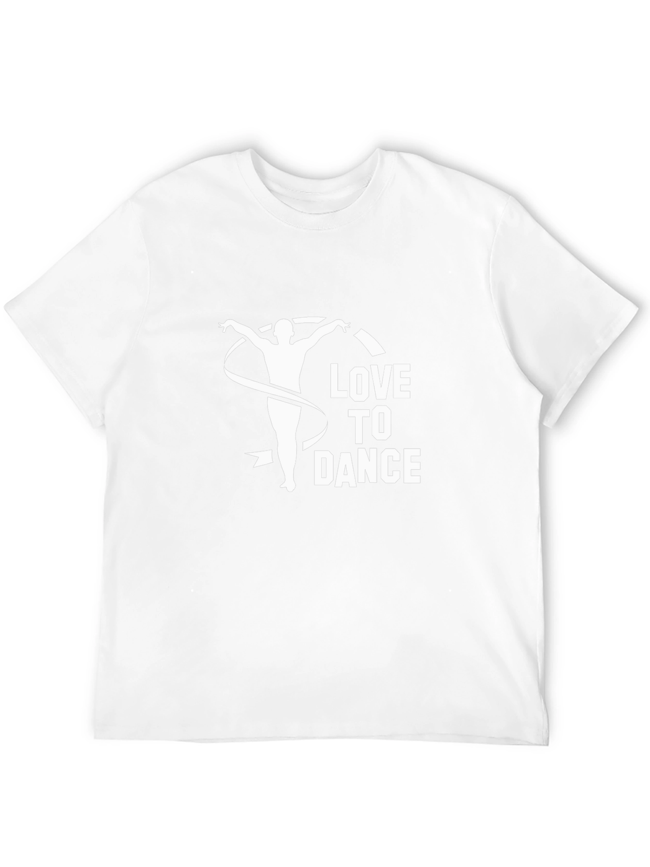 Love to Dance Graphic Tee - Unisex Black T-Shirt
