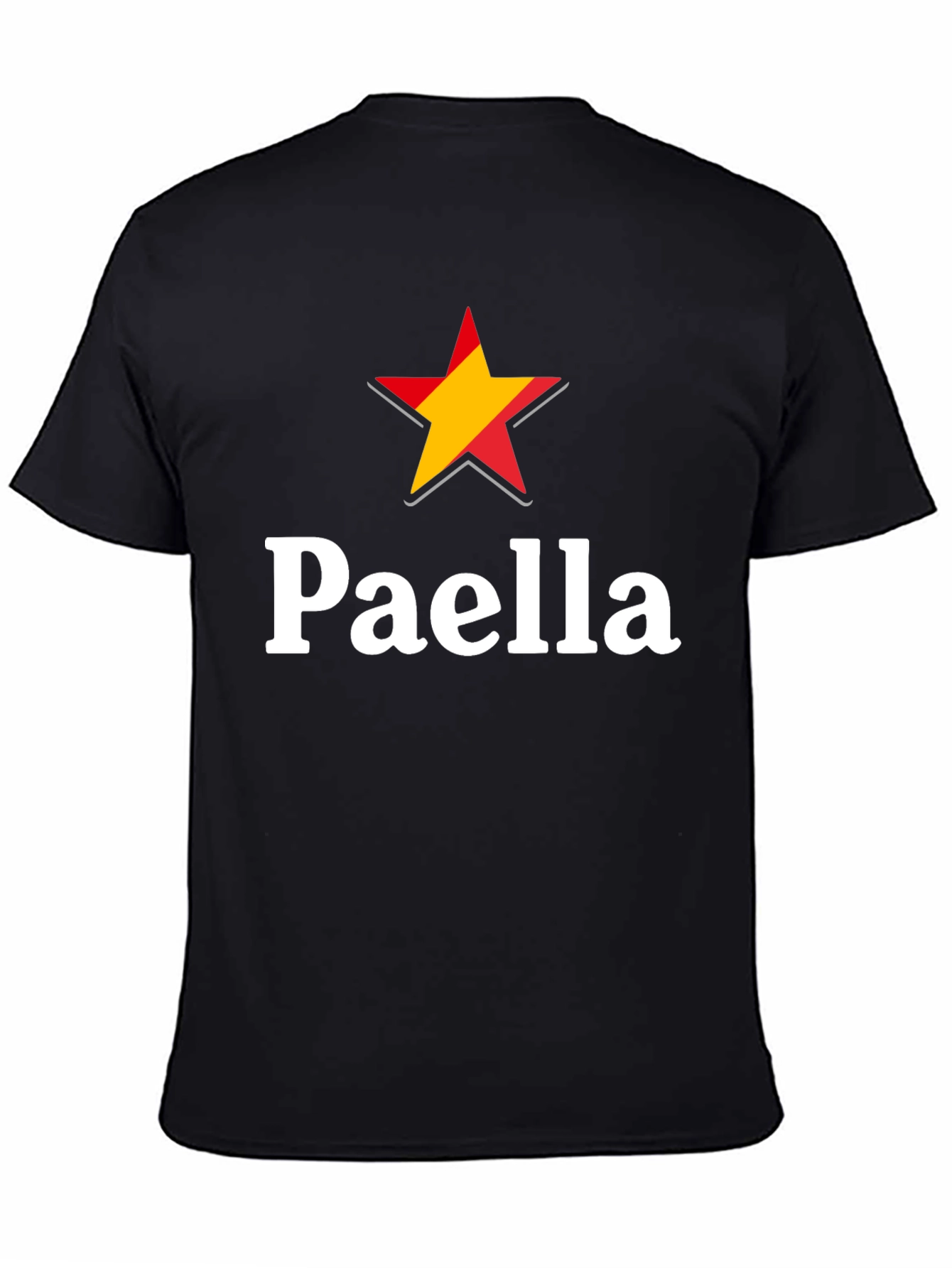 Paella Spain Star Graphic T-Shirt