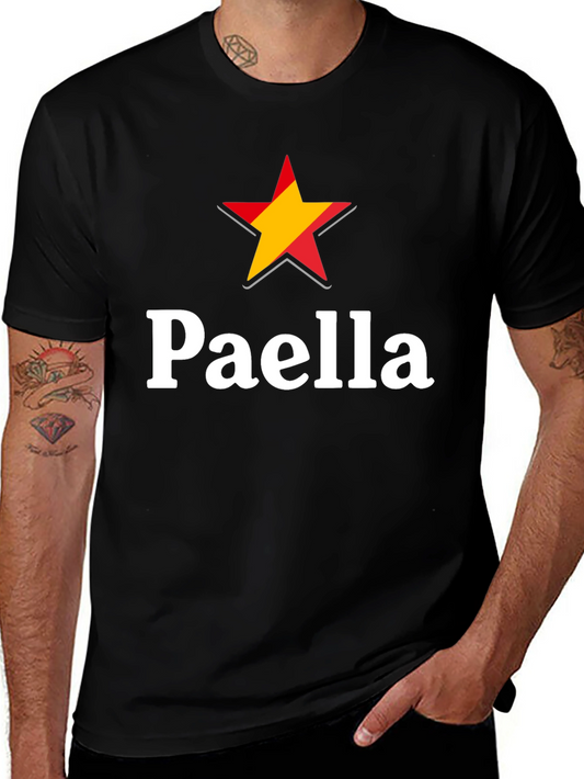 Paella Spain Star Graphic T-Shirt