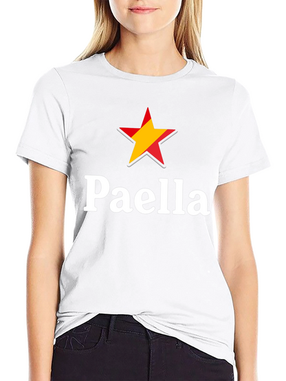 Paella Spain Star Graphic T-Shirt
