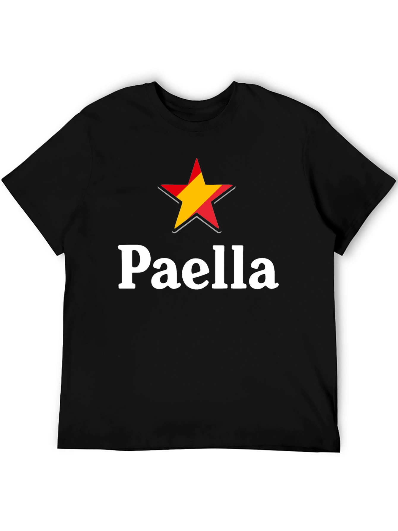 Paella Spain Star Graphic T-Shirt