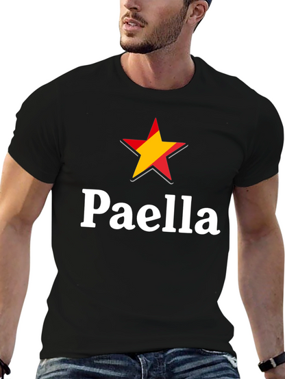Paella Spain Star Graphic T-Shirt
