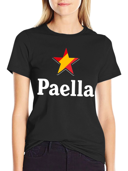 Paella Spain Star Graphic T-Shirt