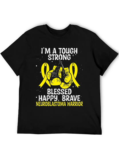 Neuroblastoma Warrior T-Shirt - Tough Strong Brave