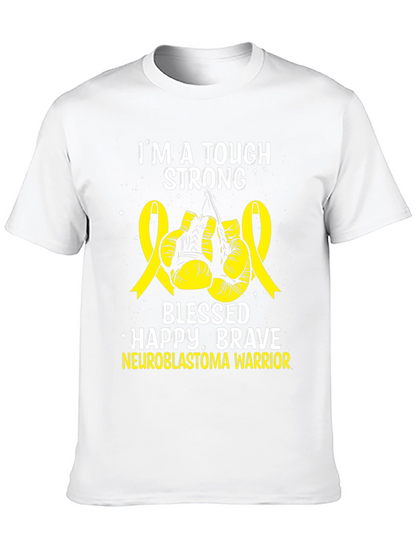 Neuroblastoma Warrior T-Shirt - Tough Strong Brave