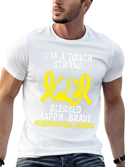 Neuroblastoma Warrior T-Shirt - Tough Strong Brave