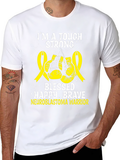 Neuroblastoma Warrior T-Shirt - Tough Strong Brave