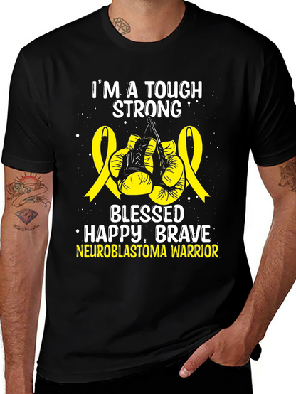 Neuroblastoma Warrior T-Shirt - Tough Strong Brave