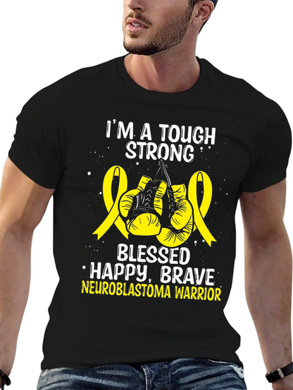 Neuroblastoma Warrior T-Shirt - Tough Strong Brave