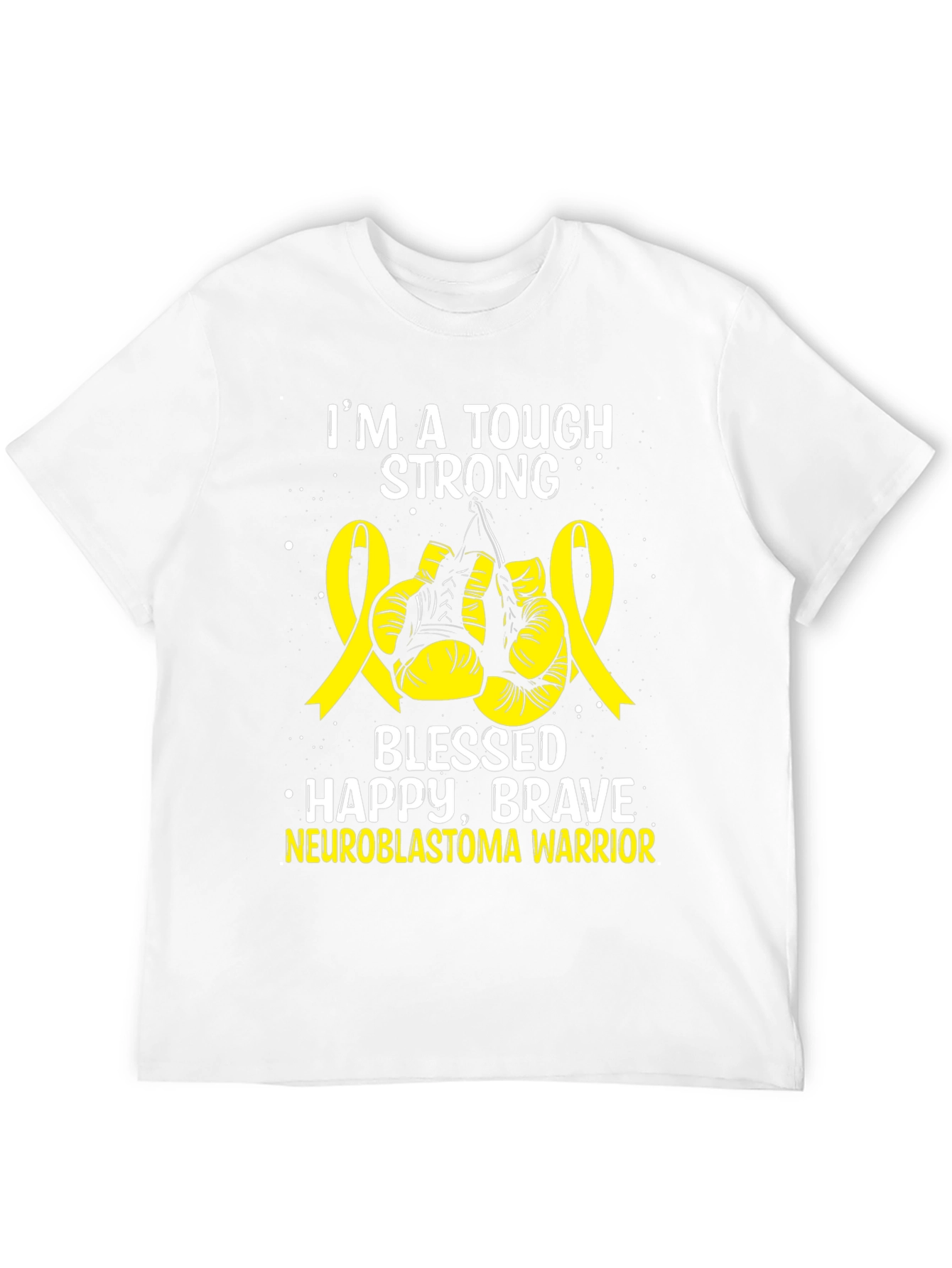 Neuroblastoma Warrior T-Shirt - Tough Strong Brave