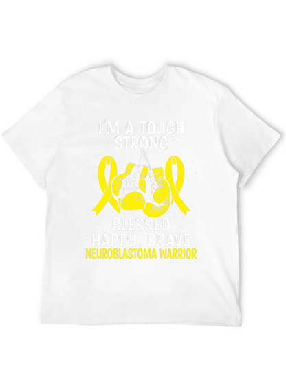 Neuroblastoma Warrior T-Shirt - Tough Strong Brave