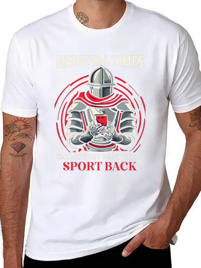 Medieval Times Knight T-Shirt - Funny Gamer Tee