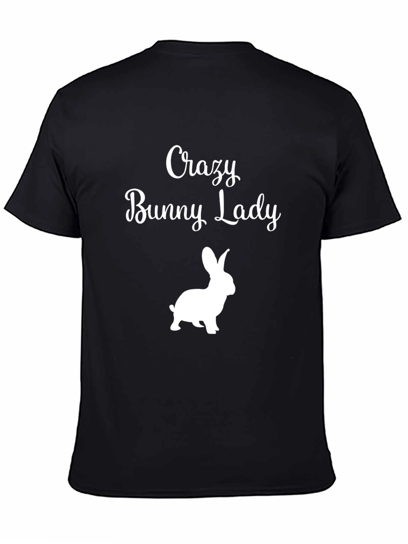 Crazy Bunny Lady Graphic T-Shirt