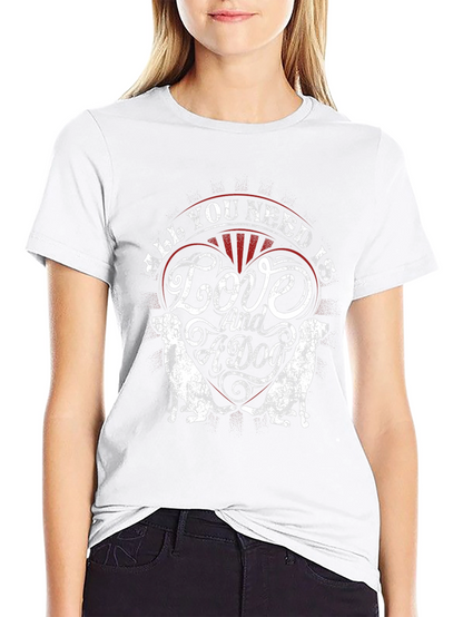 Love and a Dog Graphic Tee