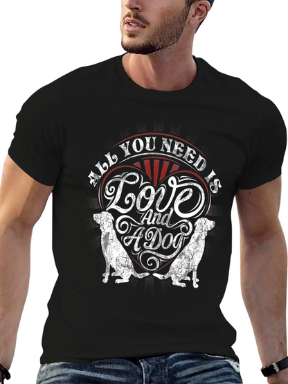Love and a Dog Graphic Tee