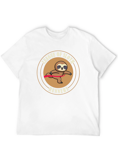 League of Sloth Runners Black T-Shirt