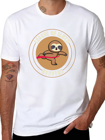 League of Sloth Runners Black T-Shirt