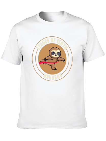 League of Sloth Runners Black T-Shirt